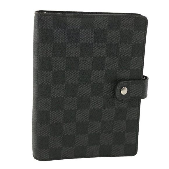 LOUIS VUITTON Damier Graphite Agenda MM Day Planner Cover - Picture 1 of 15
